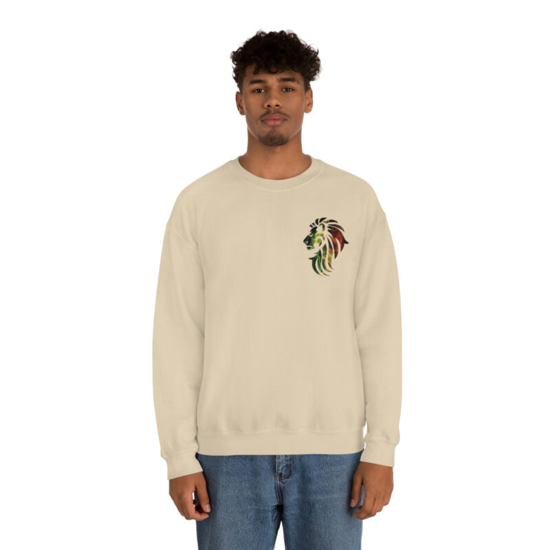 Marley Lion Crewneck Long Sleeve Sweatshirt - Sand - Image 4