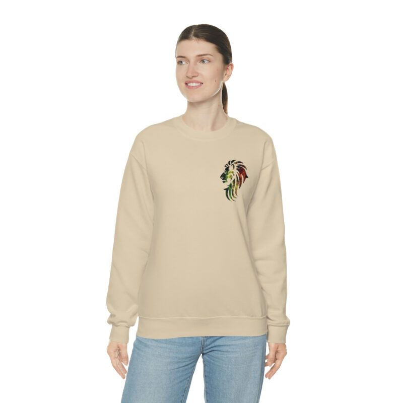 Marley Lion Crewneck Long Sleeve Sweatshirt - Sand - Image 6