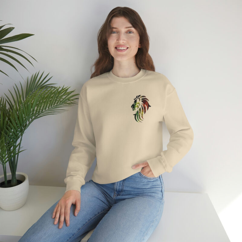 Marley Lion Crewneck Long Sleeve Sweatshirt - Sand - Image 7