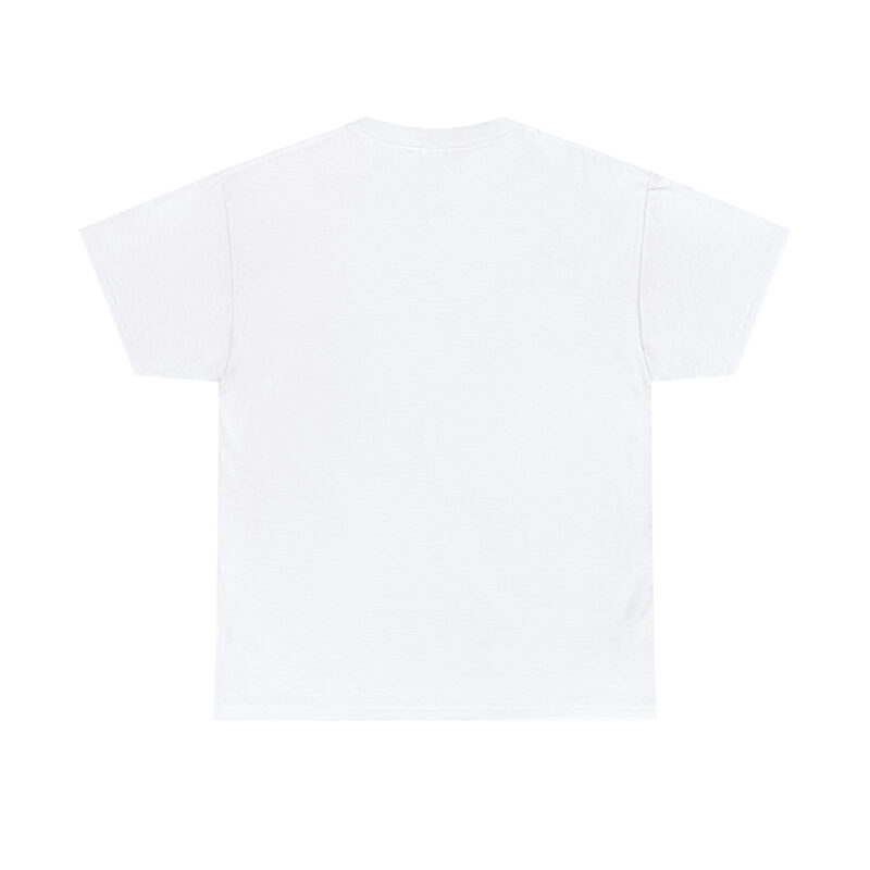 Shhh! Unisex Heavy Cotton Tee - (White Design on Color) - Image 13