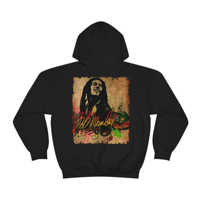 Marley Lion Unisex Heavy Blend™ Hooded Sweatshirt - Sand - Image 11