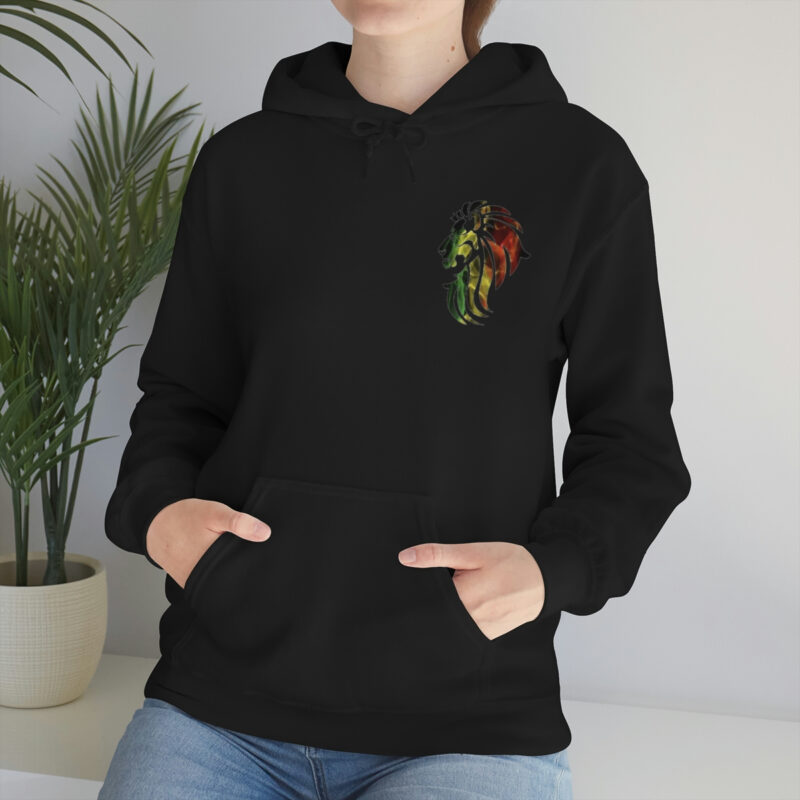 Marley Lion Unisex Heavy Blend™ Hooded Sweatshirt - Sand - Image 16