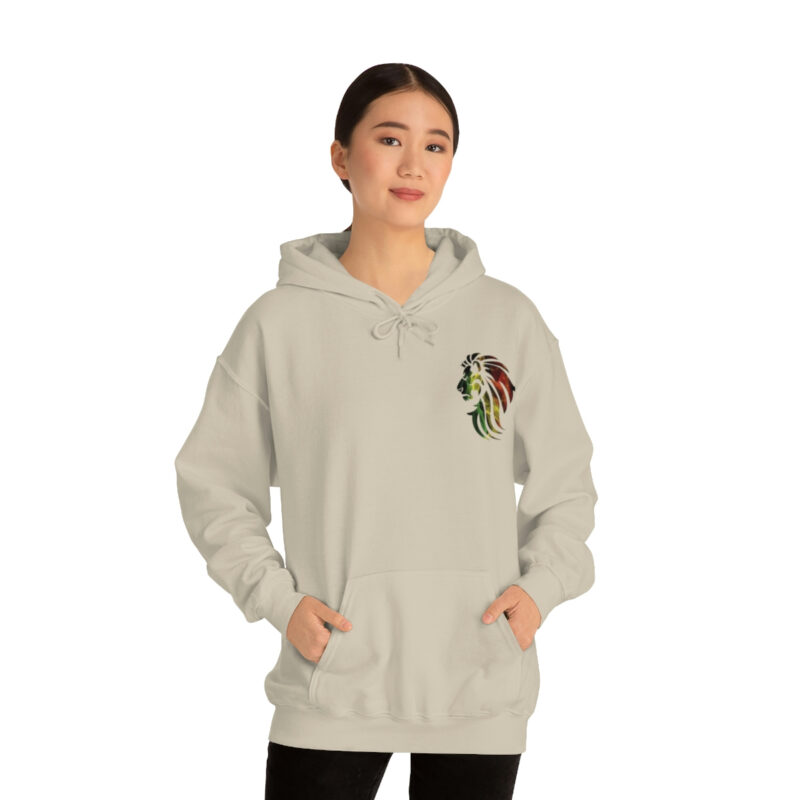 Marley Lion Unisex Heavy Blend™ Hooded Sweatshirt - Sand - Image 3