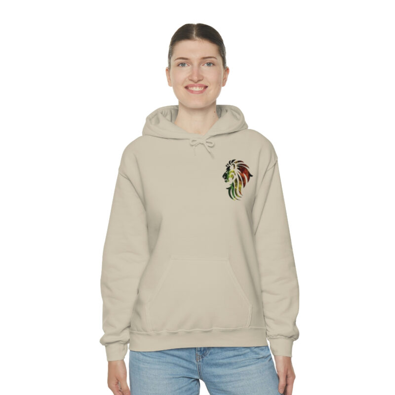 Marley Lion Unisex Heavy Blend™ Hooded Sweatshirt - Sand - Image 5