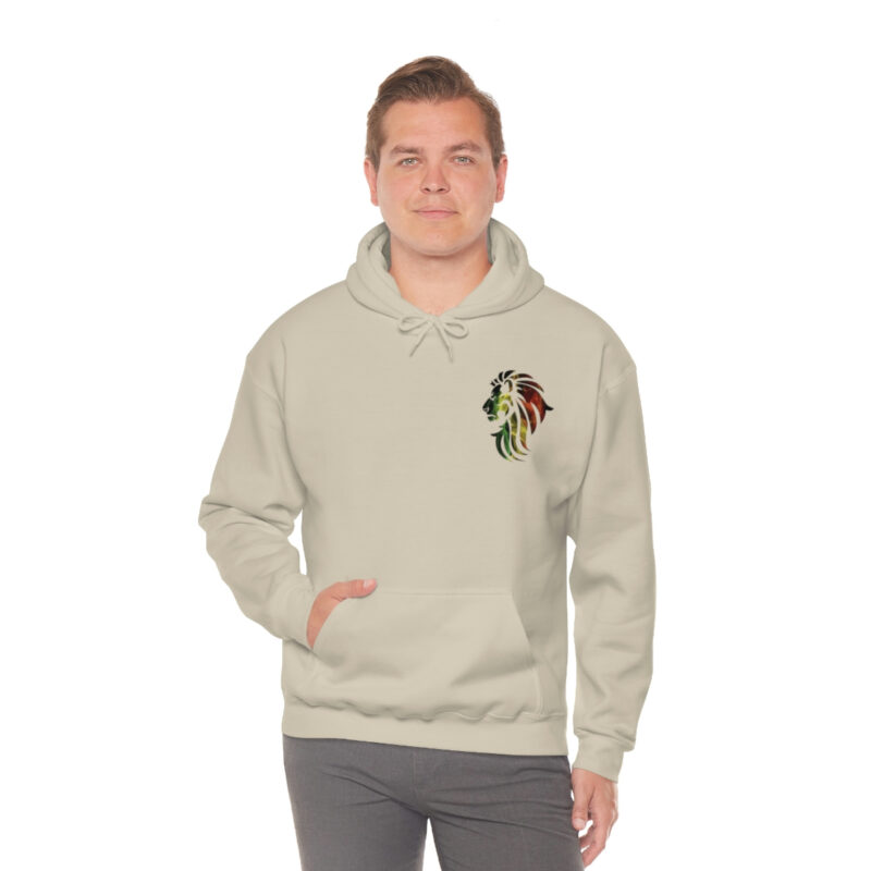 Marley Lion Unisex Heavy Blend™ Hooded Sweatshirt - Sand - Image 6