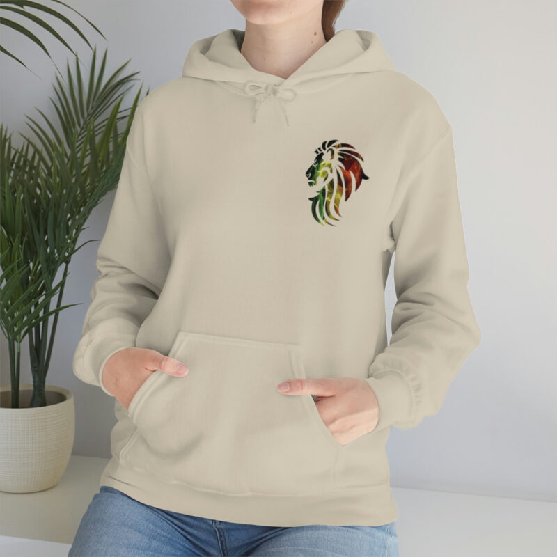 Marley Lion Unisex Heavy Blend™ Hooded Sweatshirt - Sand - Image 7